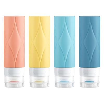 SUDDHO Travel Bottles for Toiletries, 3oz Travel Size Containers, Tsa  Approved,BPA Free Leak Proof Squeezable Silicone Travel Size Bottles for  Shampoo Conditioner Lotion(4Pack) - Yahoo Shopping