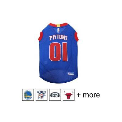 Pets First NBA DETROIT PISTONS DOG Jersey, Medium