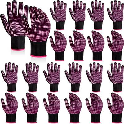 Silicone Rubber Red Heat Resistant Sublimation Gloves For 3D