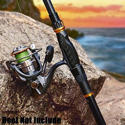 Cheap Sougayilang Fishing Rod Spinning Rod Portable Ultralight Fishing Pole Carbon  Fishing Pole for Freshwater Saltwater Fishing Tackle