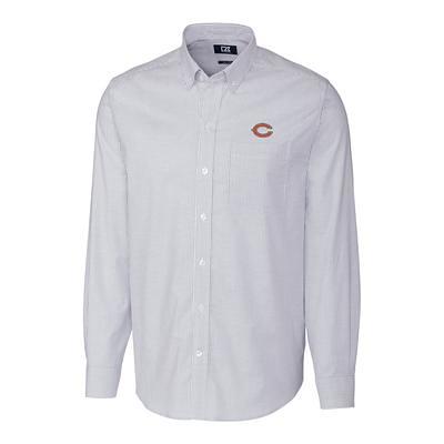 Men's Cutter & Buck Light Blue Baltimore Ravens Big Tall Stretch Oxford Long Sleeve Button-Down Shirt