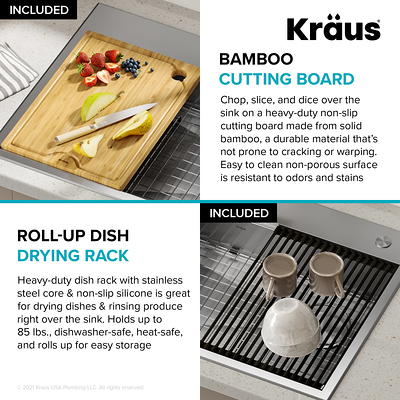 Kraus USA, Accessories, Roll-Up Dish Racks