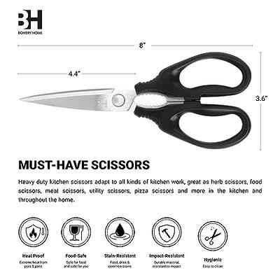 Come Apart Food Scissors - Kitchen Scissors Shears for Meat, Vegetable -  Black