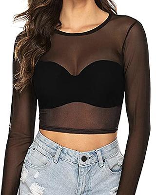 Selected Women's Crop Top - Blue - One Size