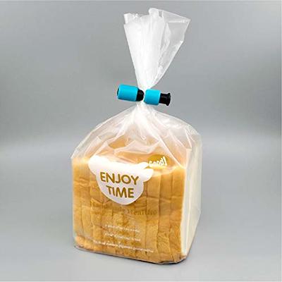 12Pack Bread Bags Clips Slip Grip Easy Squeeze & Lock Reusable