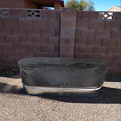 Waterproof Stock Tank Cover for 150 Gallon Rubbermaid Stock Water Tank Pool  Pond Cover Ice Bath Hot Tub Cover Oval - Yahoo Shopping