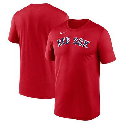 Dick's Sporting Goods Nike Women's Boston Red Sox Navy Wordmark T-Shirt