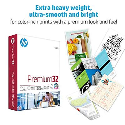 HP Printer Paper, Multipurpose, 8.5 x 11, 20 lb., 96 Bright, 5 Ream Case  - 2500 Sheets