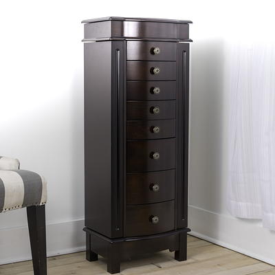 HIVES HONEY Taylor Pine Jewelry Chest with 5 Pul-Out Drawers, Brown - Yahoo  Shopping