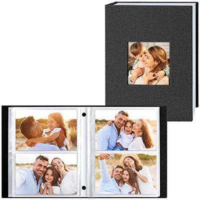 Lanpn Photo Album 4x6 1000 Pockets, Extra Large Capacity Linen Cover  Picture Albums Holds 1000 Horizontal and Vertical Photos Blue