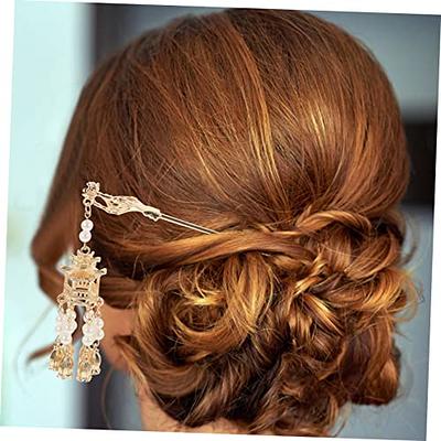 FRCOLOR Hairpin Chinese Hair Chopsticks Asian Hair Ornaments for
