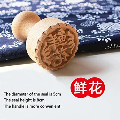 Forart Moon Cake Mold Stamp Mid-Autumn Festival Hand-Pressure