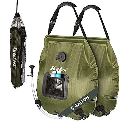 1/2 SET Portable Shower Bag for Camp Shower 20L/5 Gallons Solar Shower  Camping Shower Bag with Removable Hose and On-Off Switchable Shower Head  for Outdoor Camping Traveling 