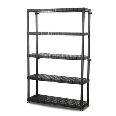 Hyper Tough 4-Tier Shelving Unit, W30 x D14 x H56 Multipurpose Home  Storage Organizer, Black