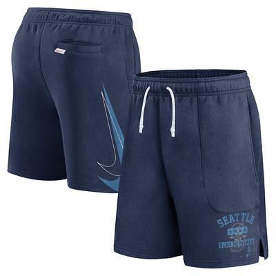 Men's Fanatics Branded College Navy Seattle Seahawks Prep Colorblock Shorts Size: Small