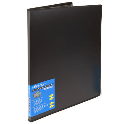 Itoya Profolio Professional Presentation Book 8.5 x 11 Black