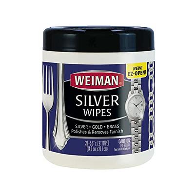 Weiman Jewelry Polish Cleaner, Tarnish Remover Wipes - 20 Count - Use on  Silver Jewelry Antique Silver Gold Brass Copper and Aluminum - Yahoo  Shopping