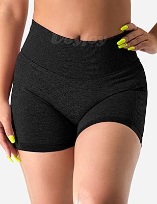 VOYJOY Women Workout Shorts 3.6 Scrunch Butt Lifting Gym Shorts Seamless  Yoga Biker Shorts - Yahoo Shopping