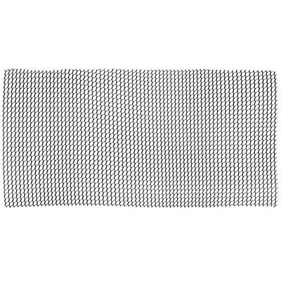 Tablecraft 2' x 40' Black Plastic Mesh Bar Mat / Shelf Liner 5834