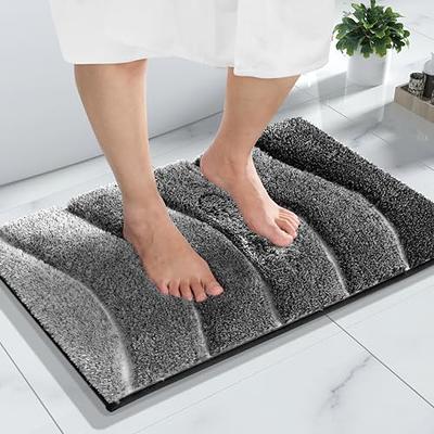 VMPS | Microfiber Bathroom Mat | Hotel & Spa Bathmat | Towel Mat & Bath Rug  | 900 GSM | Super Absorbent & Ultra Soft | Easy Dry | 40 x 60 cm | Grey, 1