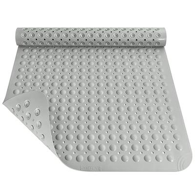 Shower Mat Extra Large Non Slip Mat For Elderly & Kids Bathroom Drain Holes  Strong Suction Cups 