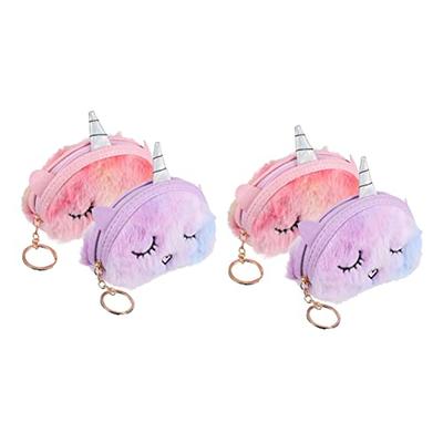 ELEGANT UNICORN PURSE FOR GIRLS sling bag Cute Unicorn Purse Shoulder Bag  Soft Fluffy Plush Handbag