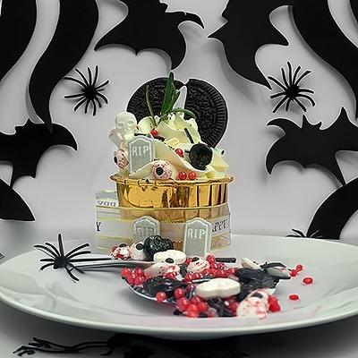 Edible Halloween Cake Decorations, Funny Gravestones, Cupcake and