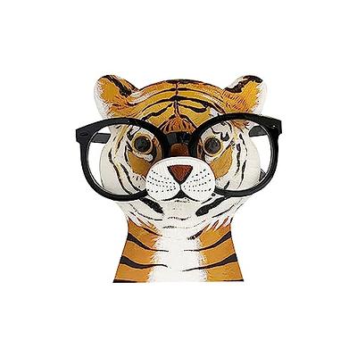 IUIBMI Wooden Glasses Holder Stand Fun Animal Eyeglass Holder