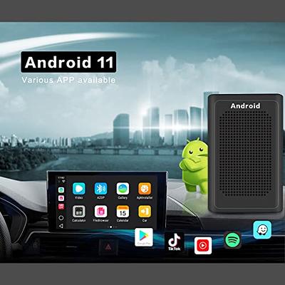 LXJADAP Wireless Android Auto Adapter,Android Wireless Car Dongle,2023  Upgraded Version,Suitable for All Cars Factory Wired Android Auto,Plug and