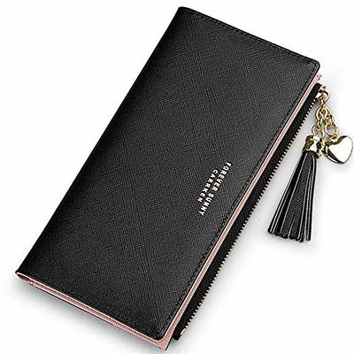 1pc Women's Slim Short Wallet, Zipper Bifold Credit Card Purse, Coin Purse,  Solid Color Wallet Gifts For Teachers | SHEIN