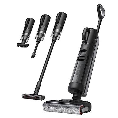 Equator Cordless Self-Cleaning Wet/Dry Vacuum Sweep Mop for Hard Floors and Carpets with Voice Prompt (Black)