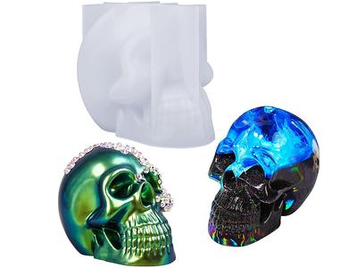 Skull Mold Resin, Halloween Resin Molds, Silicone For Candle Molds Diy  Epoxy Art Craft - Yahoo Shopping