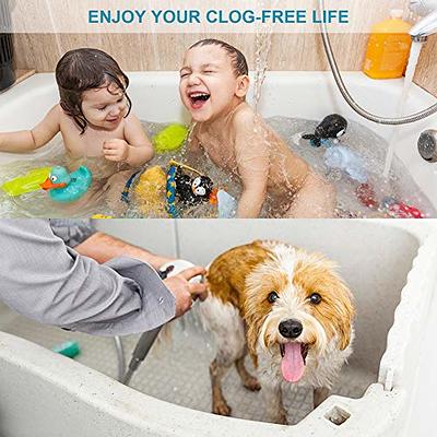 MFTEK Drain Hair Catcher Tub Drain Protector, Stainless Steel Bathtub  Shower Drain Hair Stopper Strainer Trap for Shower Bathroom Sink to Catch  Hair