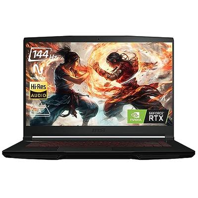 MSI GF63 Thin 11UC Gaming Laptop, 15.6" FHD Display 144Hz, Intel Core  i5-11400H, GeForce RTX 3050, 32GB RAM, 1TB SSD, Wi-Fi 6, Windows 11 Home,  Backlit Keyboard, Webcam, Bluetooth, HDMI, Grey -