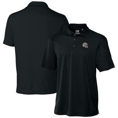 Women's Cutter & Buck Gray Washington Commanders Helmet Logo DryTec  Prospect Textured Stretch Polo