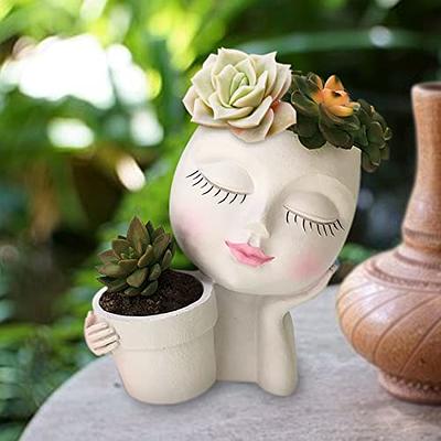 7 Inch Plant Pots, 6 Pack Flower Pots Indoor Outdoor, Decorative Planters  with Drainage Hole and Tray Saucer - Yahoo Shopping