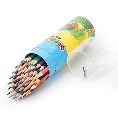 Deli 48 Pack Colored Pencils, Vibrant Color Presharpened Pencils for School Kids Teachers, Soft Core Art Drawing Pencils for Coloring, Sketching, and