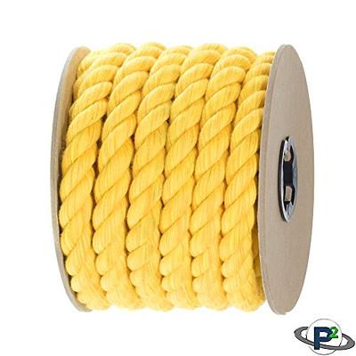 West Coast Paracord 1/2-inch Thick Super Soft Artisan Decorative Twisted  100% Cotton Rope - Multiple Colors and Lengths - Crafting & Macrame 