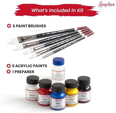 Angelus Leather Paint Kit- Basics Starter Kit Includes 5 Paints