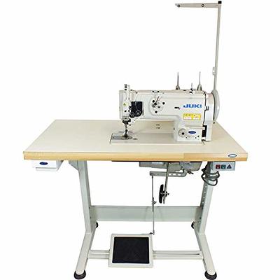 Juki LU-1510N-7 Walking Foot Needle Feed Industrial Sewing Machine with  Table and Servo Motor