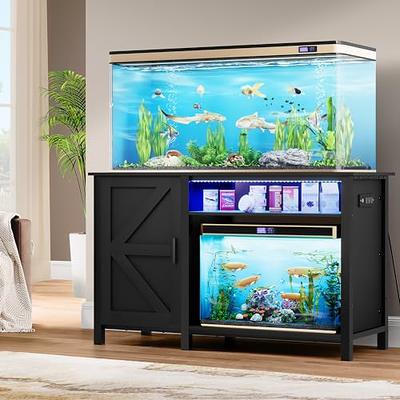 Fish Tank Stand Metal Aquarium Stand with Cabinet, for 40 Gallon Aquar –  shopGDLF