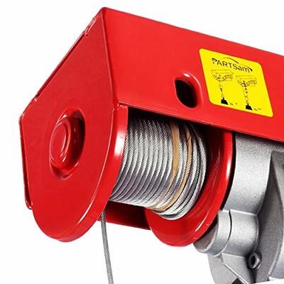 Partsam 880lbs Automatic Lift Electric Cable Hoist with Wireless