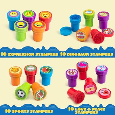 Self Ink Stampers - 100 Pcs  Easter egg stuffers, Egg stuffers, Teacher  stamps