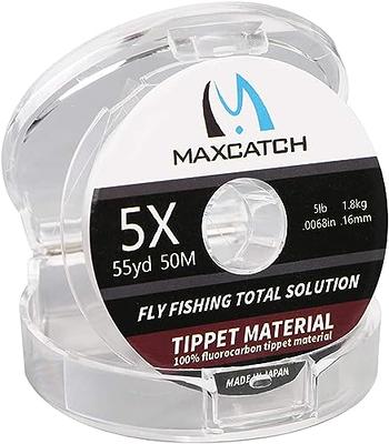 M MAXIMUMCATCH Maxcatch Fluorocarbon Fly Fishing Tippet Material