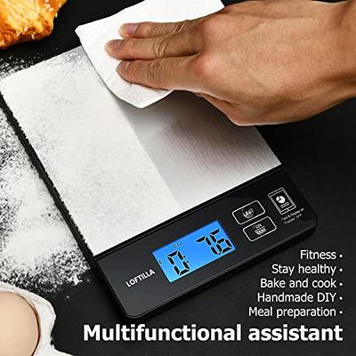 RESHY High Precision 5kg x 0.1g Lab Scale Digital Kitchen Scale Large Food Gram Scale Industrial Counting Scale Jewery Scientific Scale,for