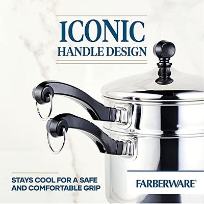 Farberware Classic Stainless Series 2-Quart Covered Double Boiler - Yahoo  Shopping