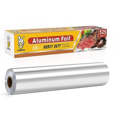 Aluminum Roll Tin Foil Heavy Duty Aluminum Foil Sheets, Non-stick Tinfoil Aluminum  Roll, Grilling Aluminum Foil Sheets