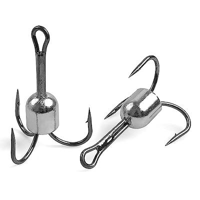 Snagging Hooks Snagging Weighted Treble Hooks,5pcs/Pack Treble