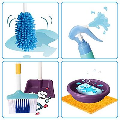 New Children Simulation Cleaning Tool Set Kids Educational Toy Play House  Mini Broom Mop Dustpan Pretend Play Sweeping Set Toys