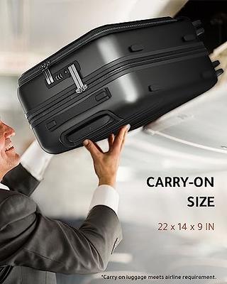 diwolor Carry On Luggage,PC Hardside Suitcase with